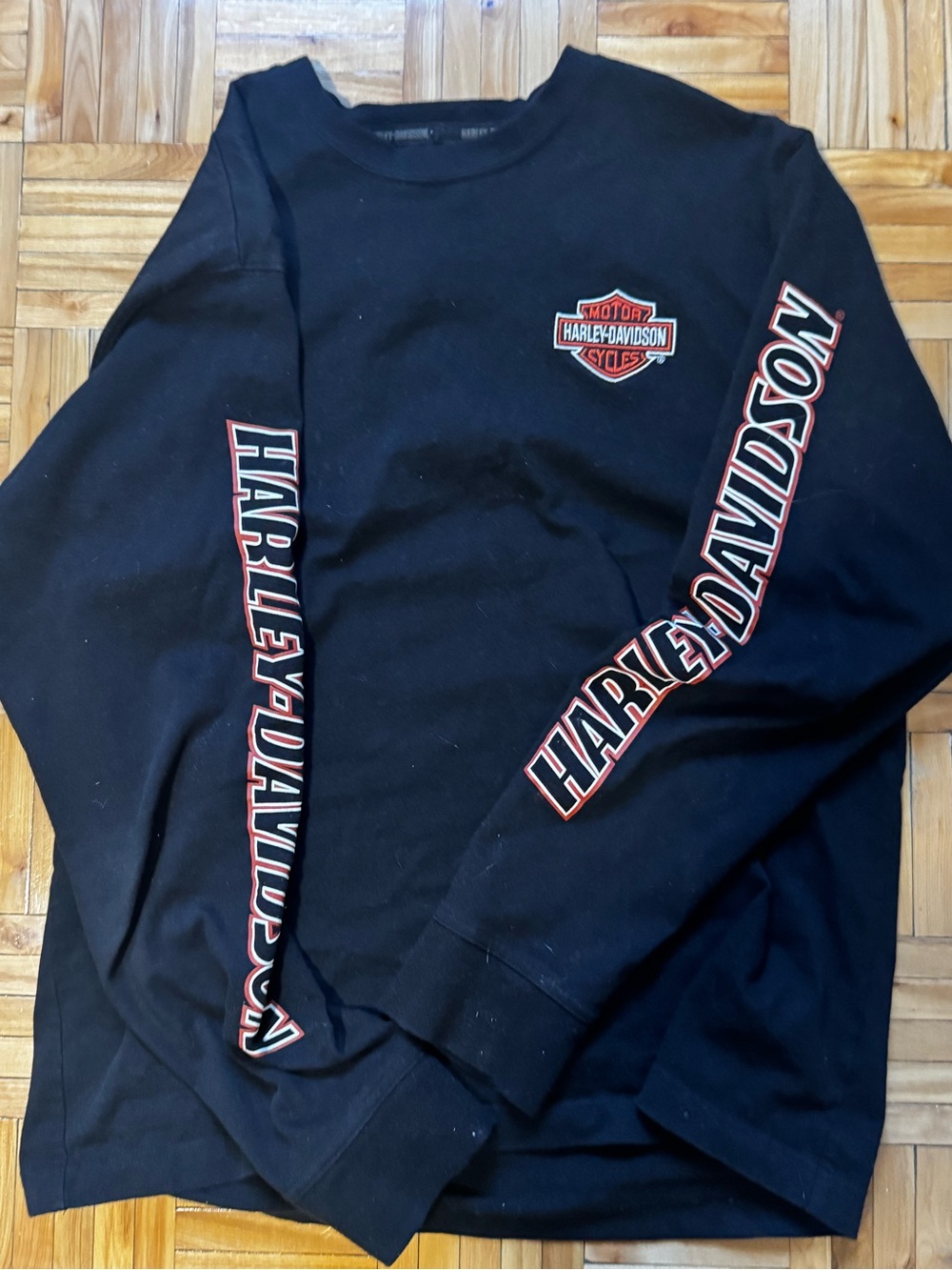 Harley-Davidson  Black Long-Sleeve Logo Shirt